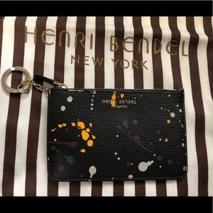 Henri Bendel Paint Splatter Coin Purse